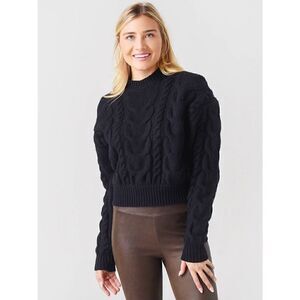 NWT Frame Denim Women's Cable Crew Sweater